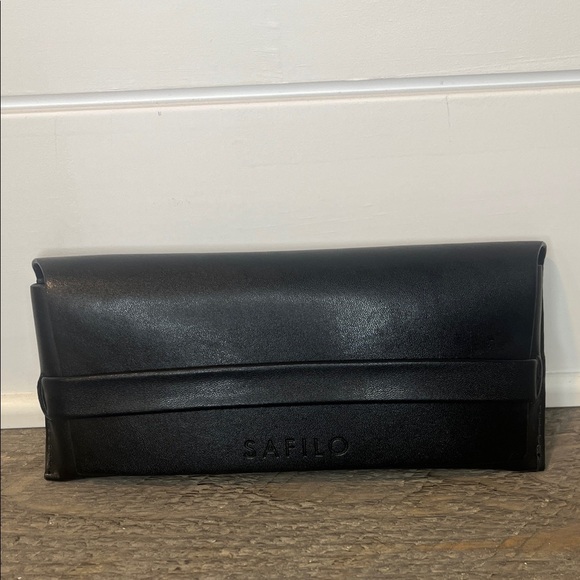 Safilo Other - Safilo Black Leather Sunglass/Eyeglass Case